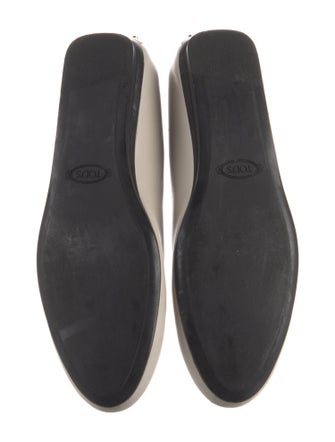 Tod's Leather Studded Accents Ballet Flats