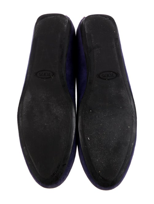 Tod's Suede Studded Accents Ballet Flats