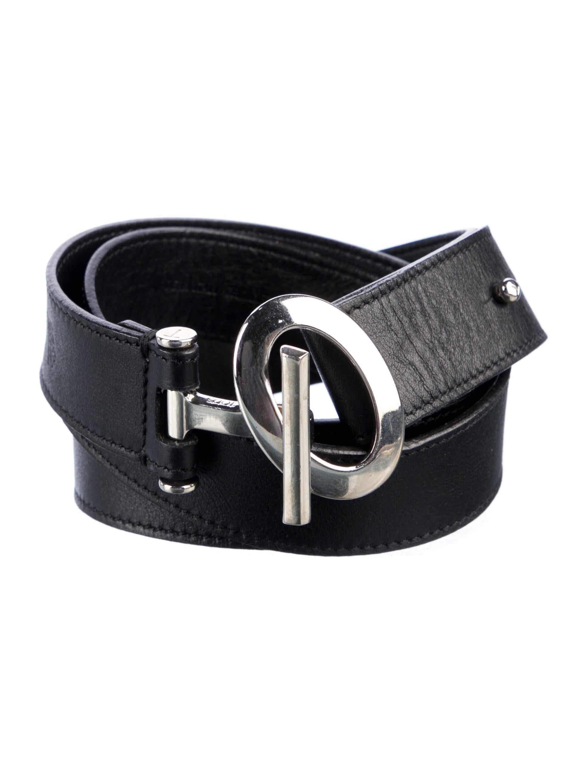 Tod's Skinny Leather Waist Belt