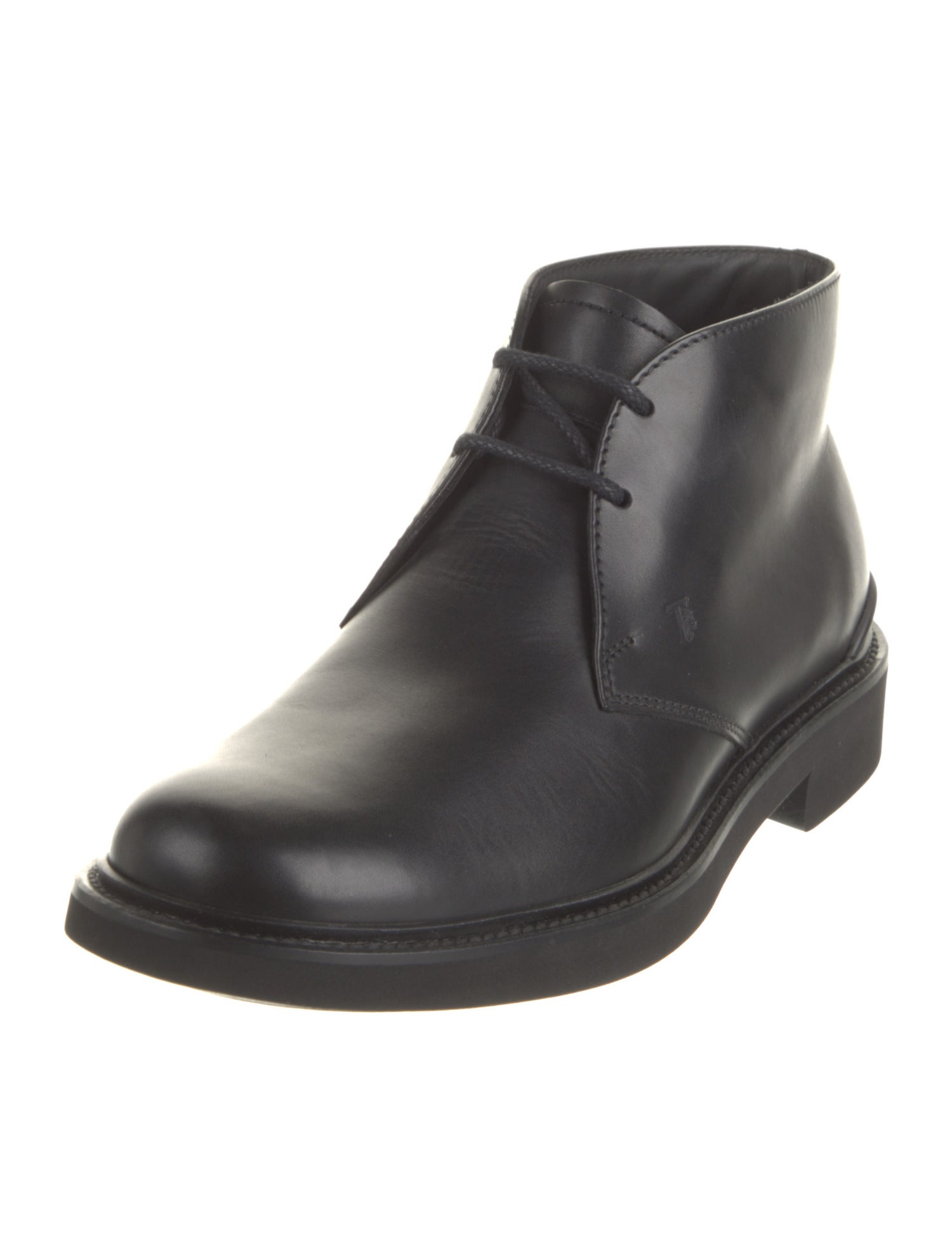 Tod's Leather Lace-Up Boots w/ Tags