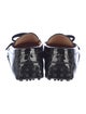 Tod's Patent Leather Whipstitch Trim Loafers