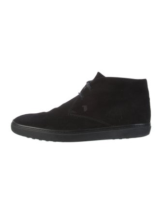 Tod's Suede Lace-Up Boots