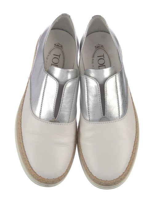 Tod's Leather Espadrille Sneakers