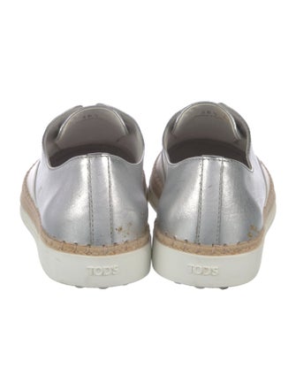 Tod's Leather Espadrille Sneakers