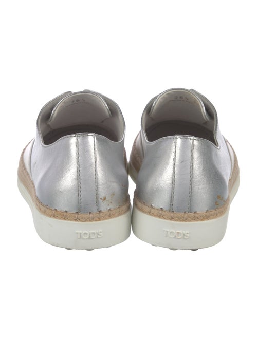 Tod's Leather Espadrille Sneakers