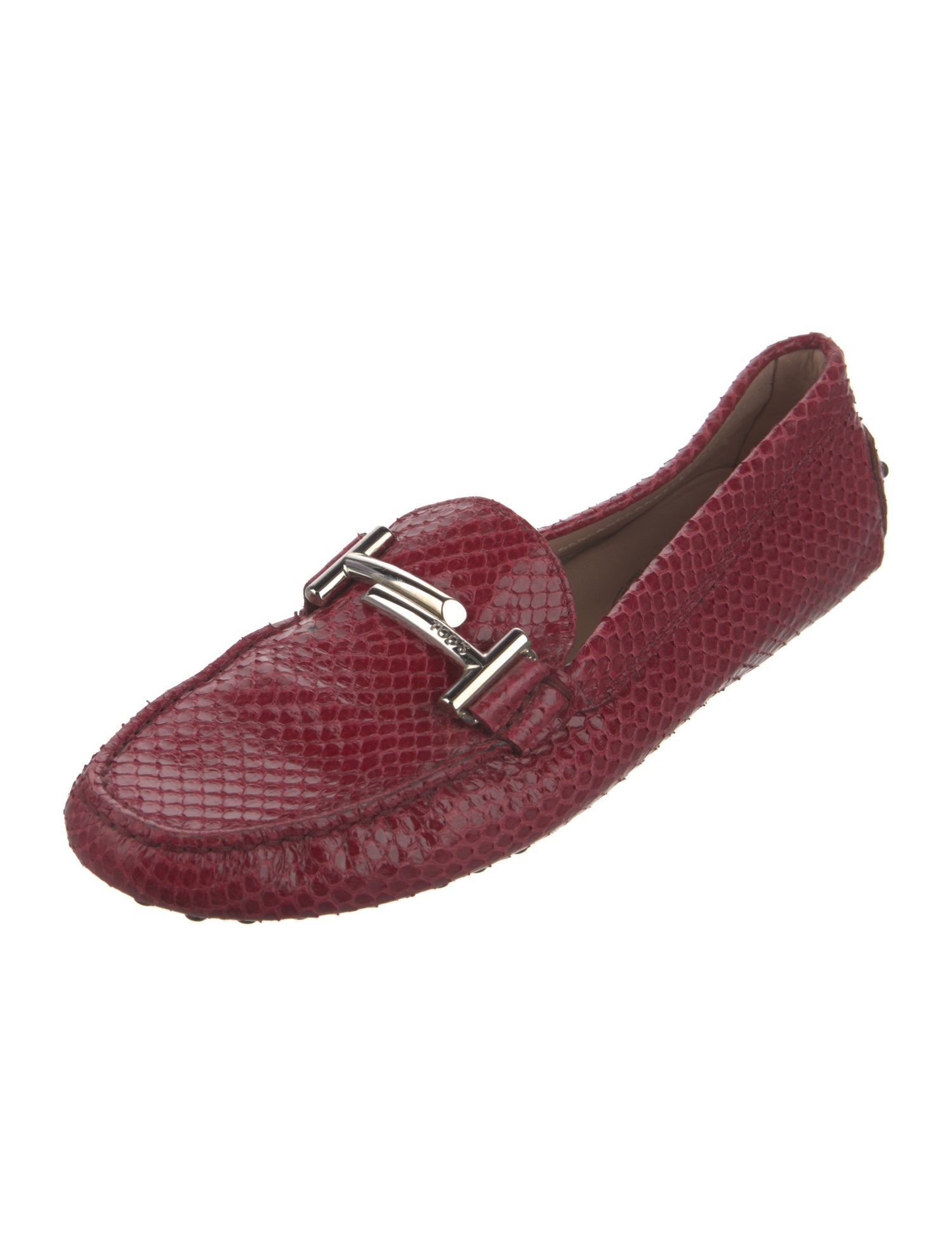 Tod's Snakeskin Loafers