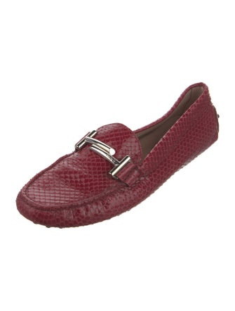 Tod's Snakeskin Loafers
