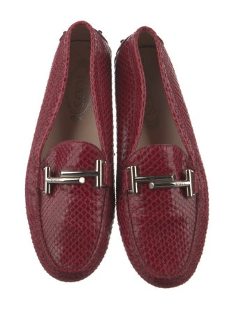 Tod's Snakeskin Loafers