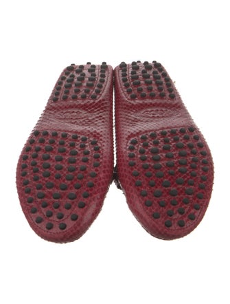 Tod's Snakeskin Loafers