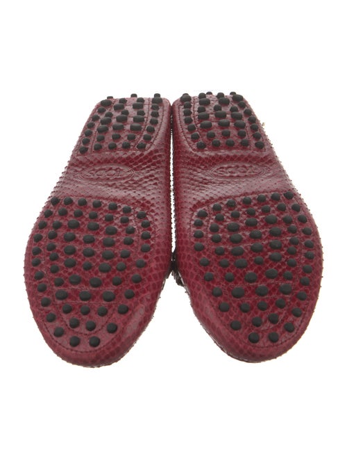Tod's Snakeskin Loafers