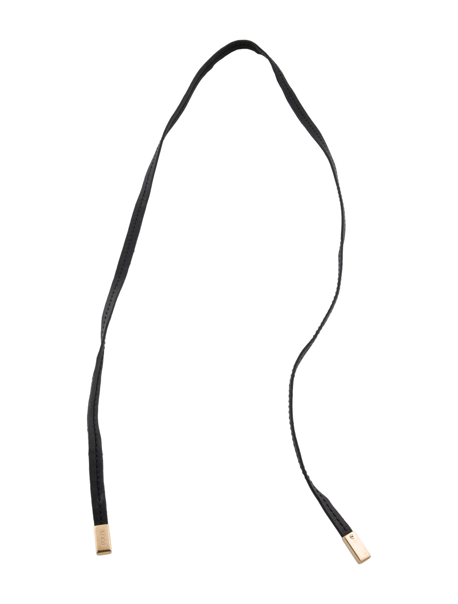 Tod's Skinny Leather Waist Belt