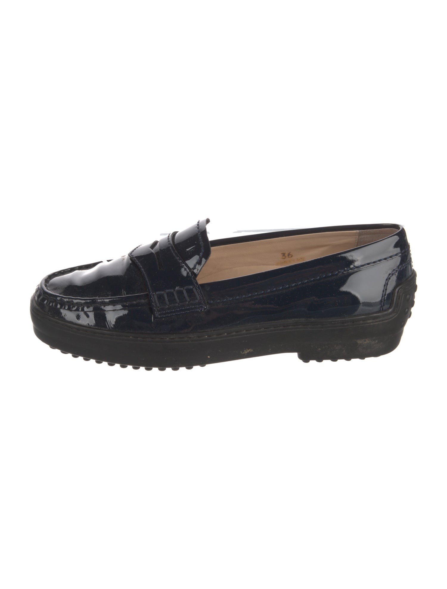 Tod's Patent Leather Loafers