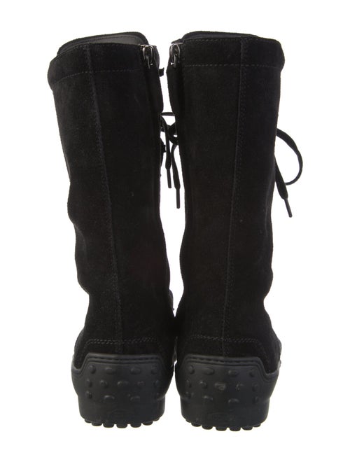Tod's Suede Combat Boots