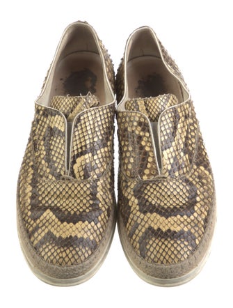 Tod's Snakeskin Animal Print Sneakers