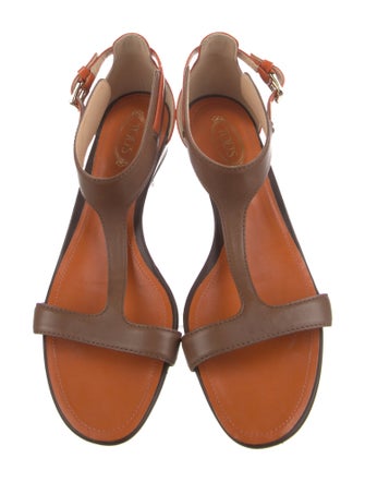 Tod's Leather Slingback Sandals