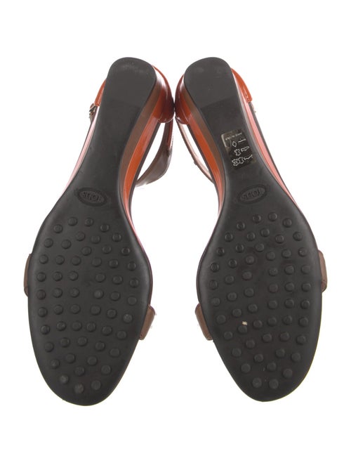 Tod's Leather Slingback Sandals