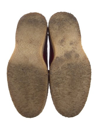 Tod's Patent Leather Tassel Accents Loafers