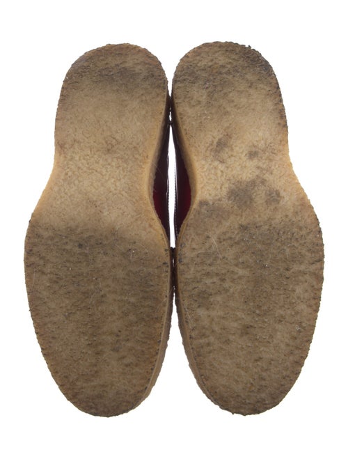 Tod's Patent Leather Tassel Accents Loafers