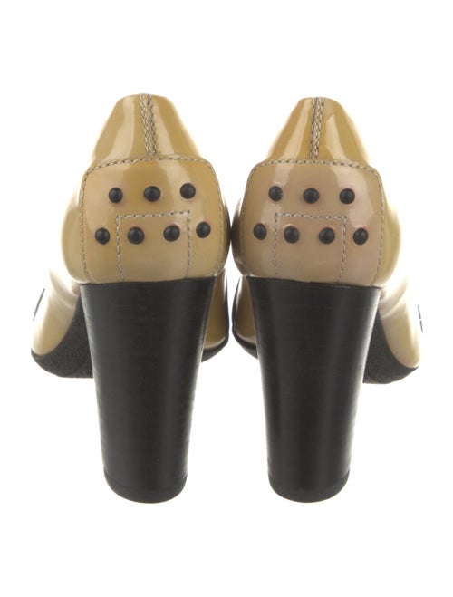 Tod's Patent Leather Bow Accents Pumps