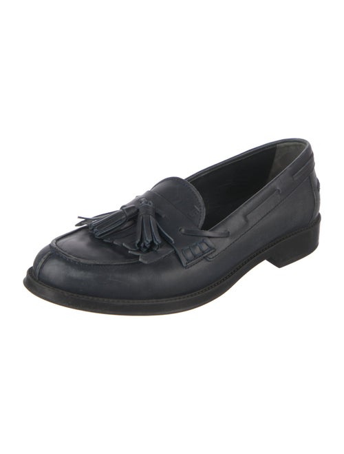 Tod's Leather Tassel Accents Loafers