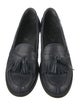Tod's Leather Tassel Accents Loafers