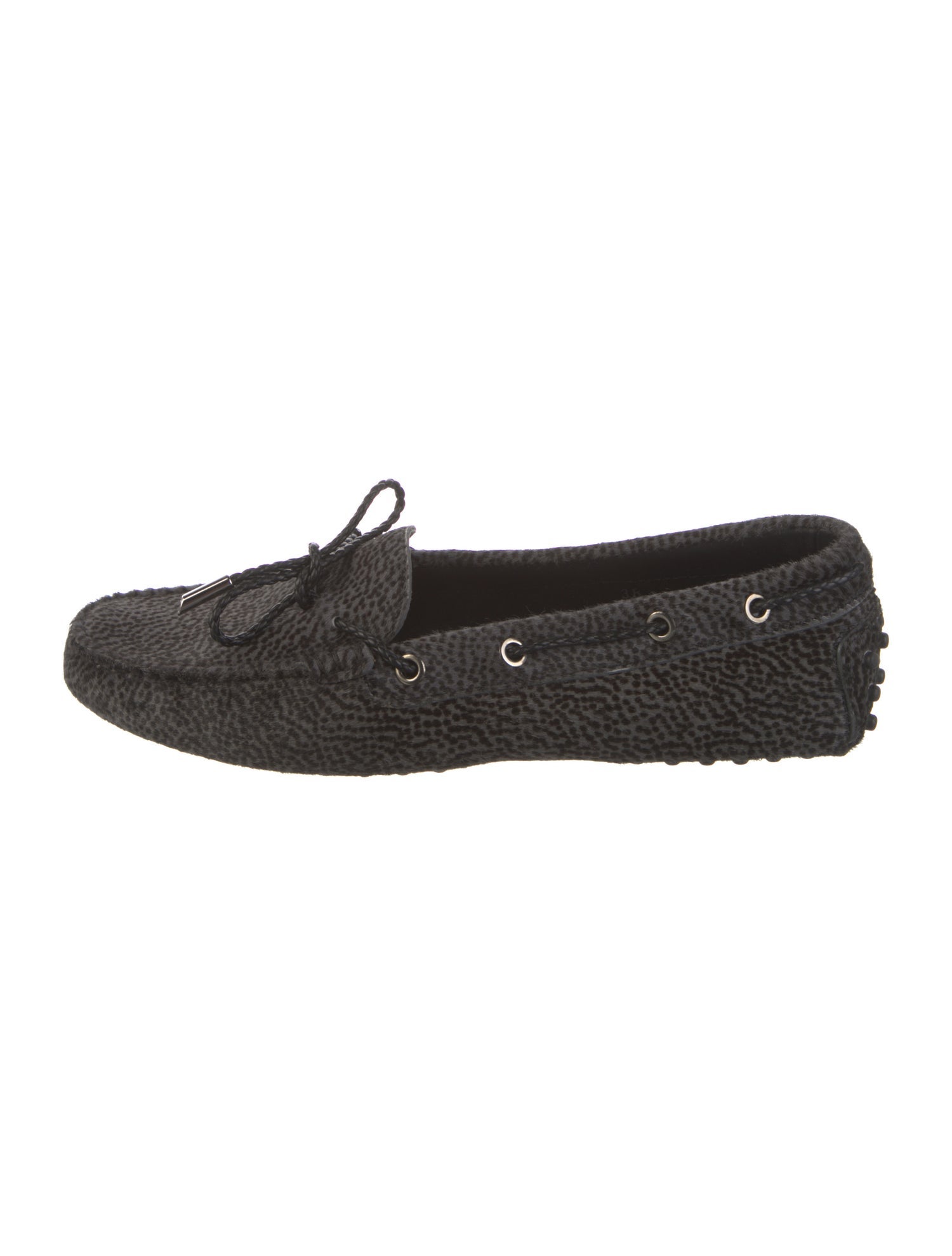 Tod's Ponyhair Printed Moccasins