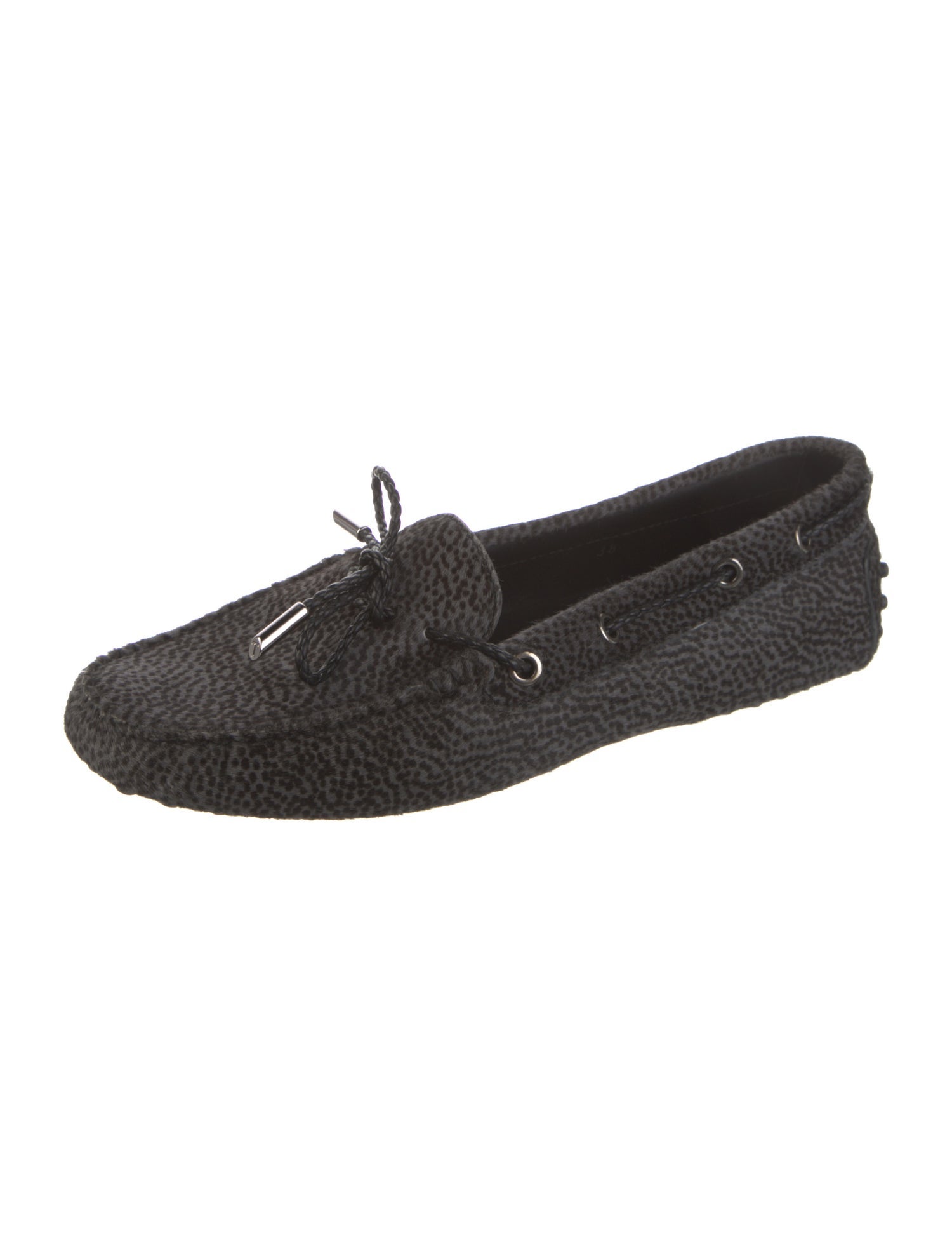 Tod's Ponyhair Printed Moccasins