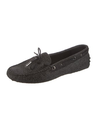 Tod's Ponyhair Printed Moccasins