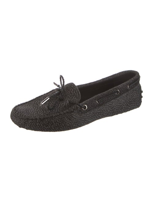 Tod's Ponyhair Printed Moccasins