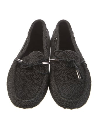 Tod's Ponyhair Printed Moccasins