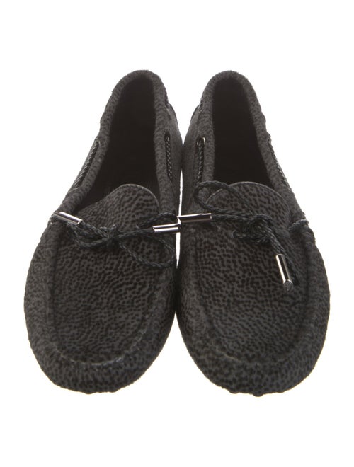 Tod's Ponyhair Printed Moccasins