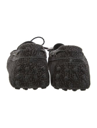 Tod's Ponyhair Printed Moccasins