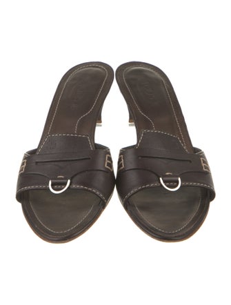 Tod's Leather Slides