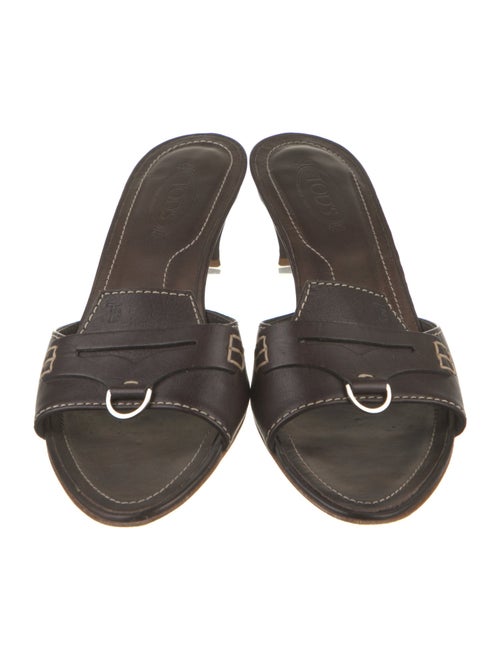 Tod's Leather Slides