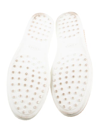 Tod's Leather Braided Accents Espadrille Sneakers