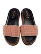 Tod's Leather Studded Accents Slides