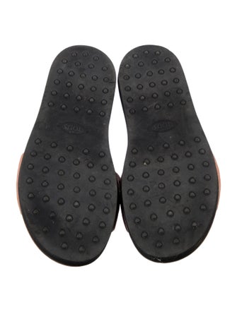 Tod's Leather Studded Accents Slides
