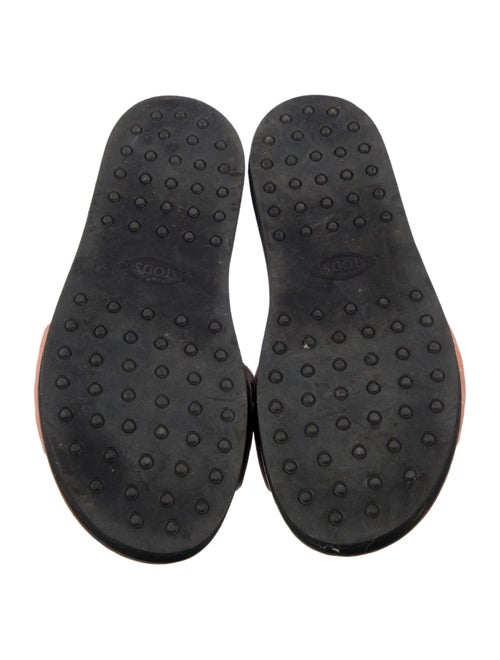Tod's Leather Studded Accents Slides