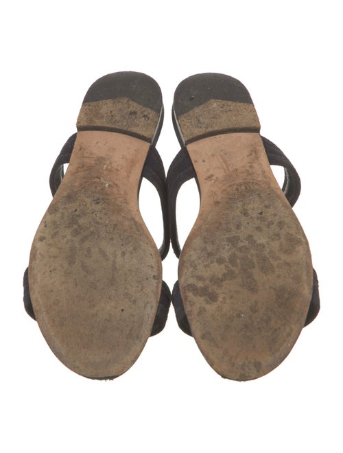 Tod's Suede T-Strap Sandals