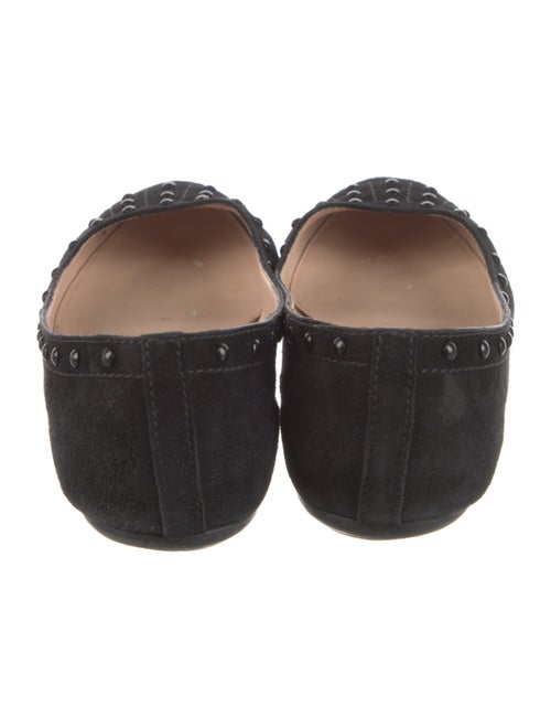 Tod's Suede Studded Accents Ballet Flats