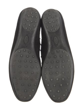 Tod's Suede Studded Accents Ballet Flats