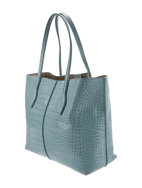Tod's Embossed Leather Tote
