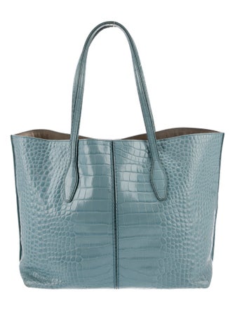 Tod's Embossed Leather Tote