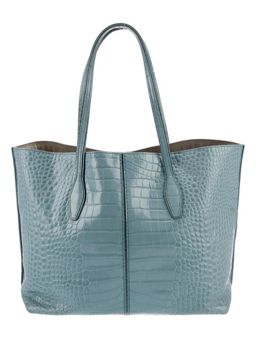 Tod's Embossed Leather Tote