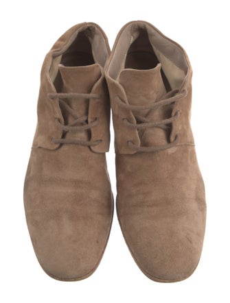 Tod's Suede Lace-Up Boots
