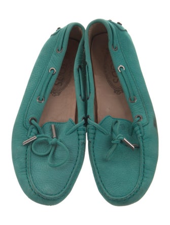 Tod's Suede Whipstitch Trim Moccasins
