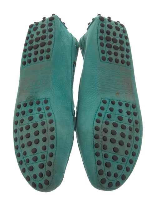 Tod's Suede Whipstitch Trim Moccasins
