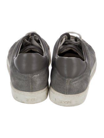 Tod's Leather Colorblock Pattern Sneakers