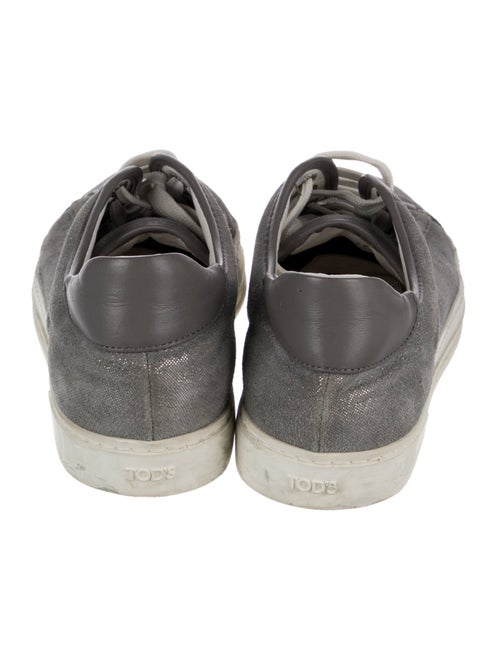 Tod's Leather Colorblock Pattern Sneakers