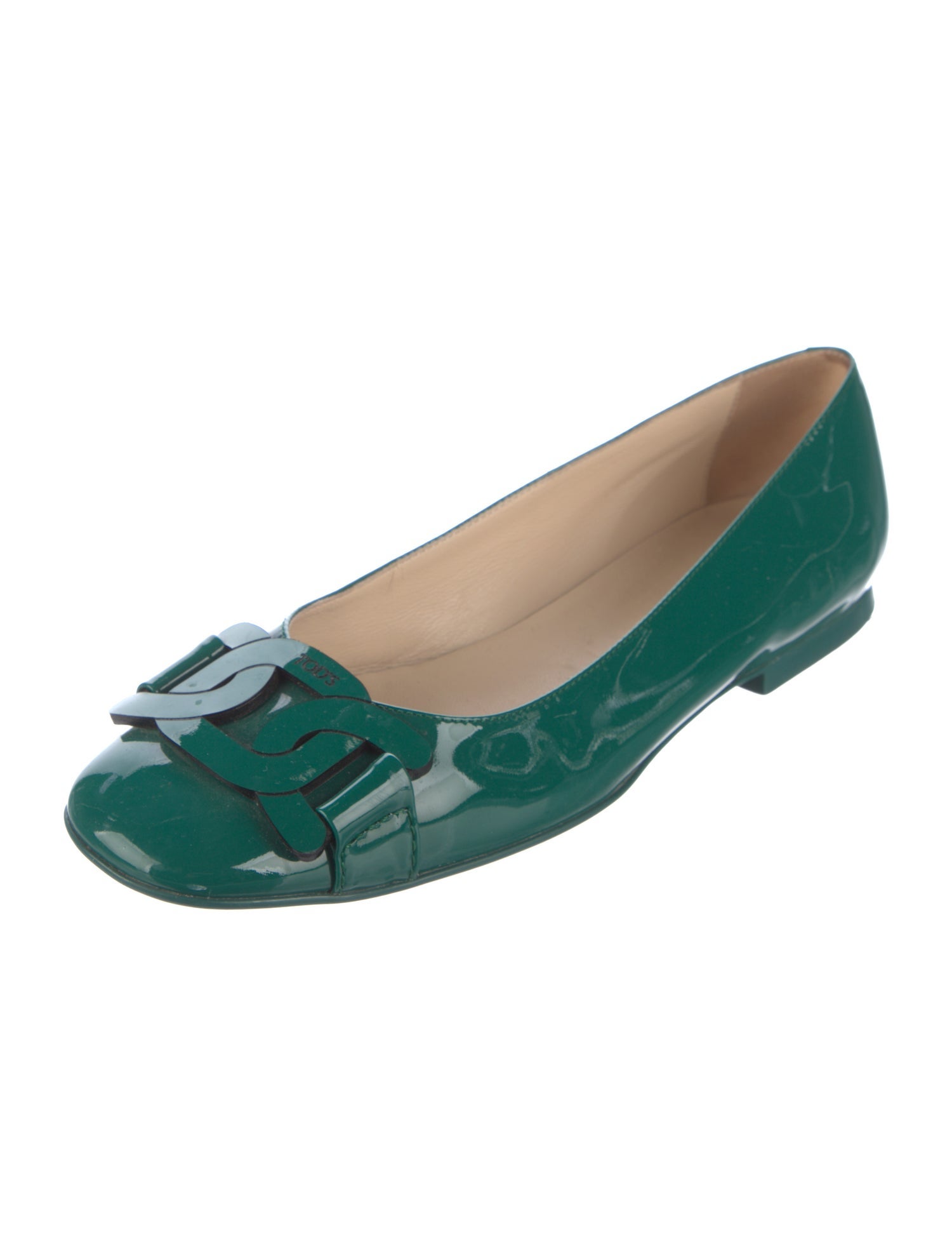 Tod's Patent Leather Ballet Flats